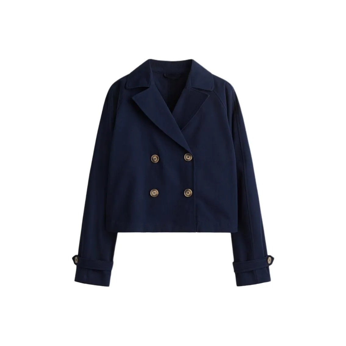 H&M Морской Синий Женский Тренч