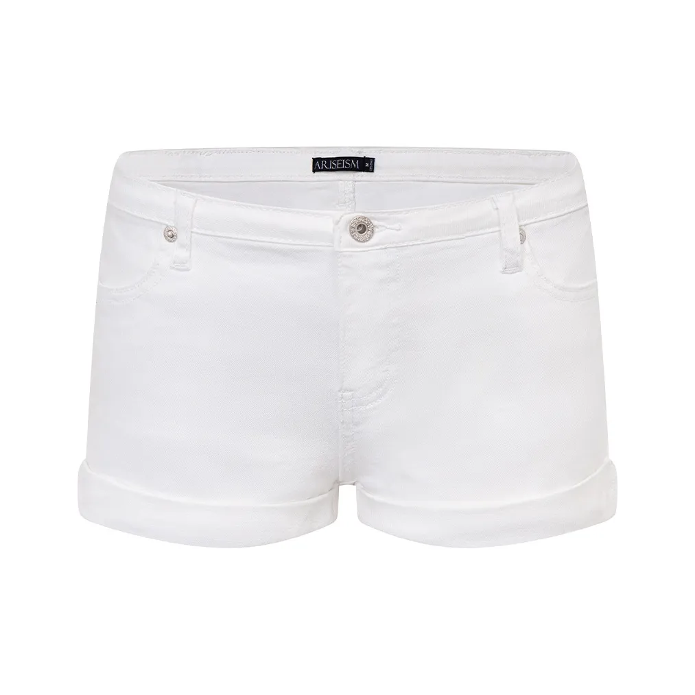 Ariseism Джинсовые шорты Женские плотное прилегание горячие штаны Женские