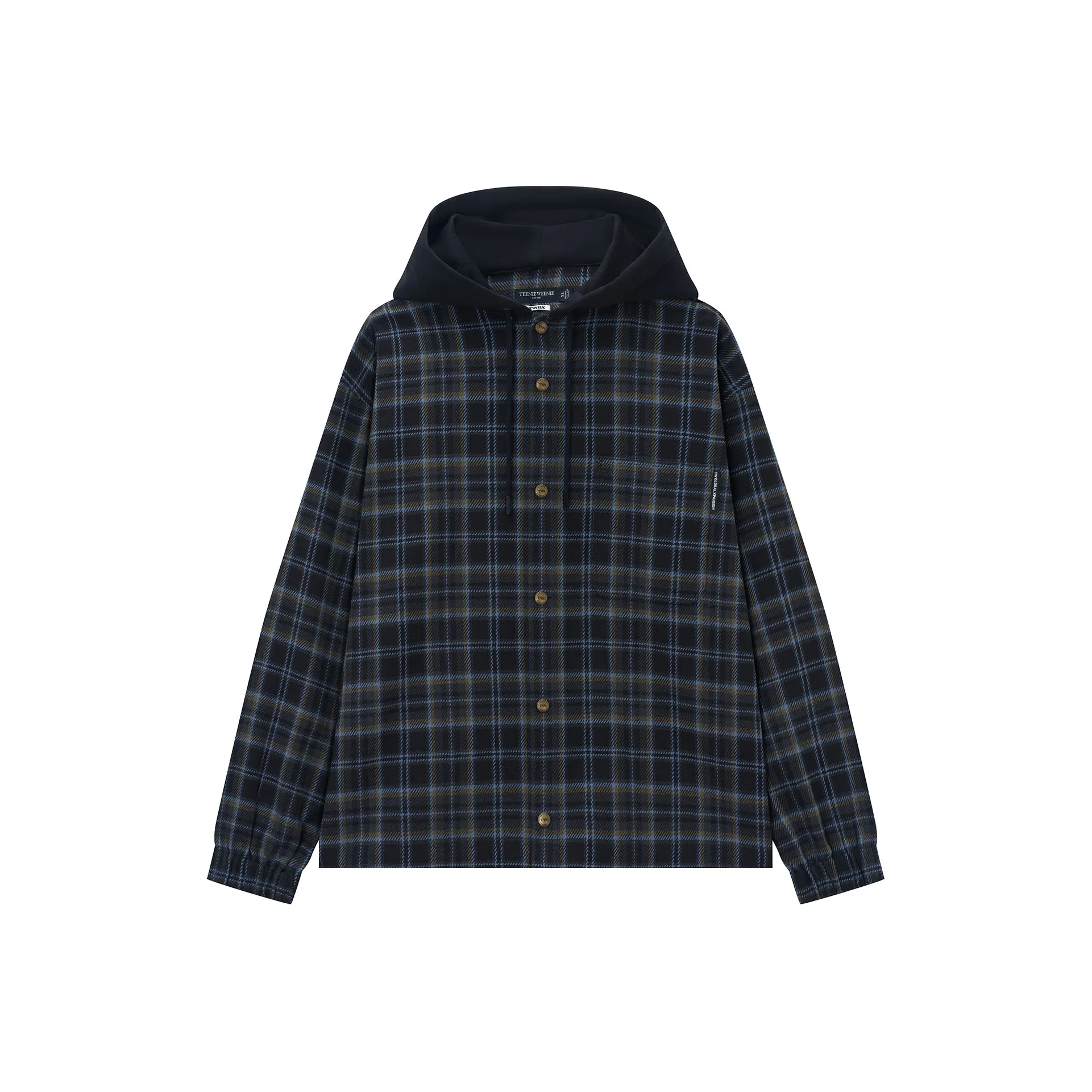 Teenie Weenie Men Цветовая блокировка Унисекс Рубашки