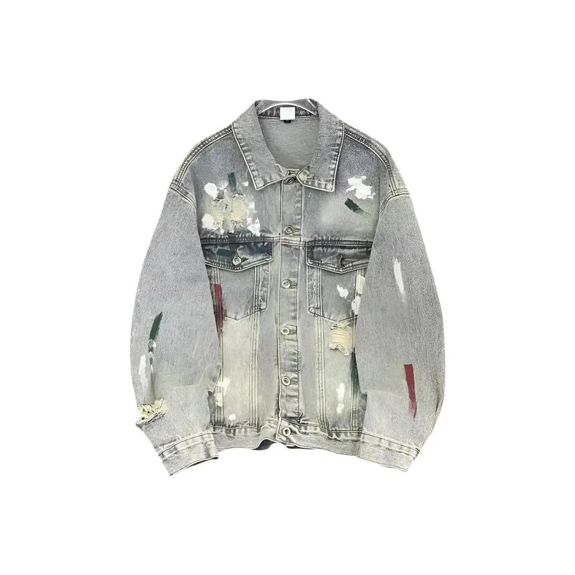 RTTO Светло-синие Унисекс Джинсовые куртки