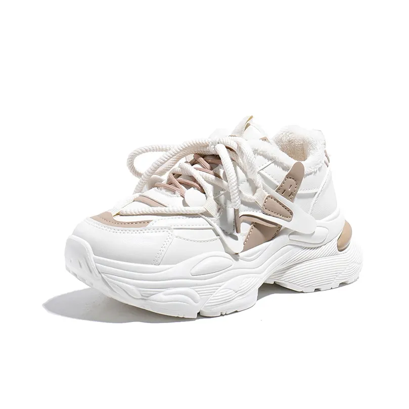 Green Feet Термический Износостойкий Амортизирующий Низкий Топ Кроссовки с Толстой Подошвой Женские