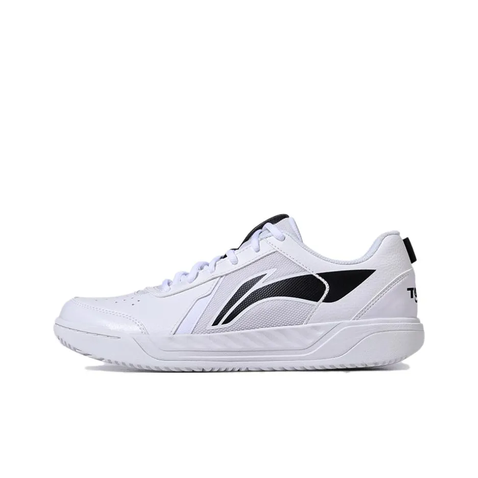 LiNing Slip-resistant и устойчивые к истиранию Кроссовки для тенниса с низкой поддержкой унисекс белый