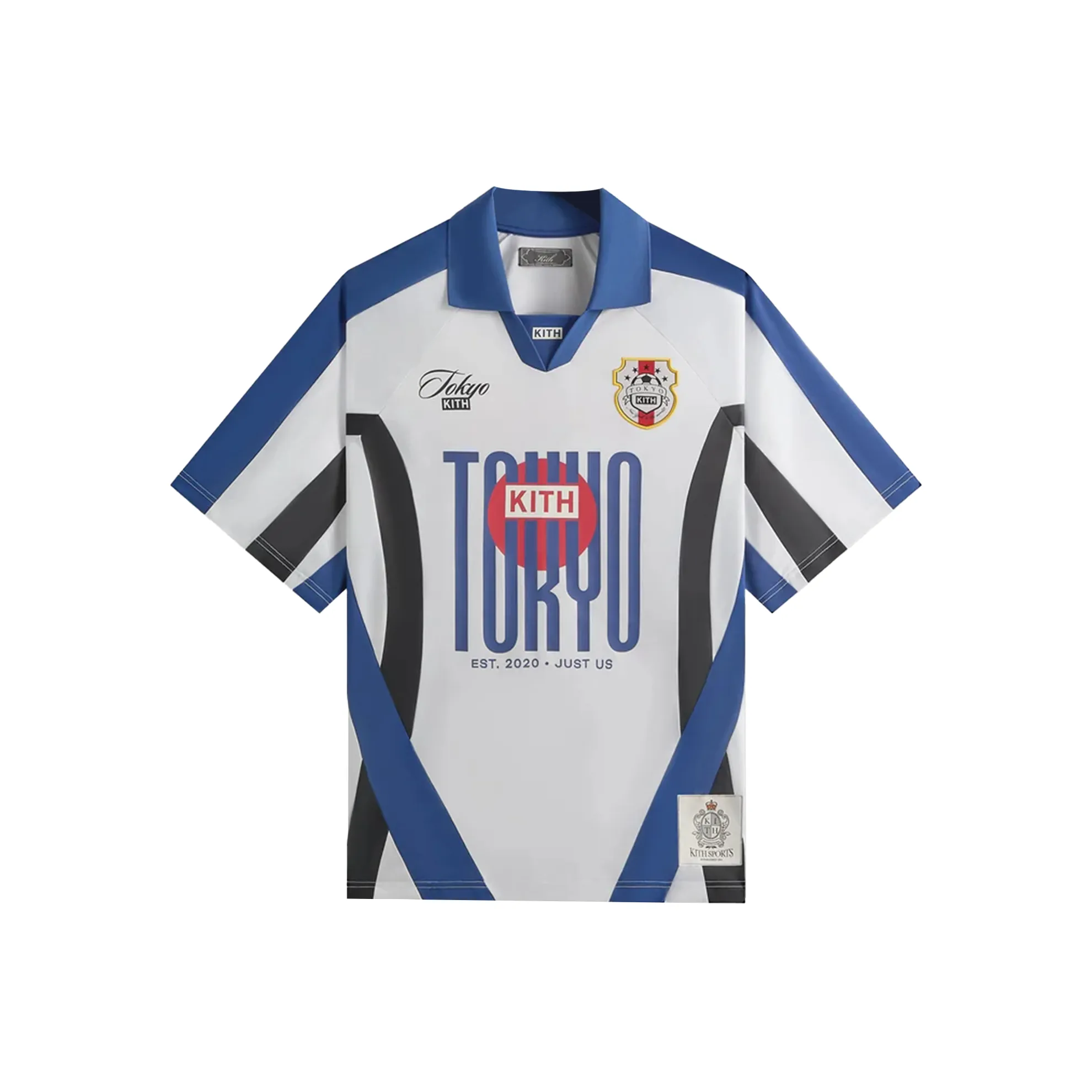 KITH Monday Program Collection SS25 Tokyo 5 Anniversary Jason II Soccer Jersey Men's