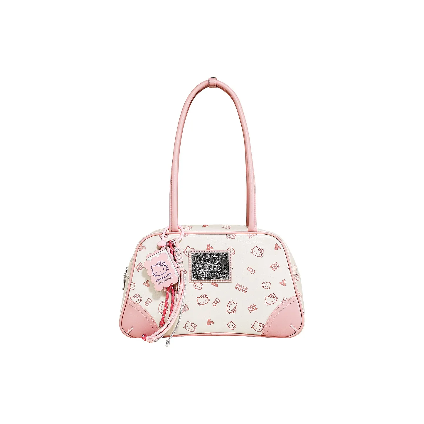 TOUTOU Hello Kitty Collaboration Hello Kitty Collection Synthetic Leather Shoulder Bag Regular Women's Cream White