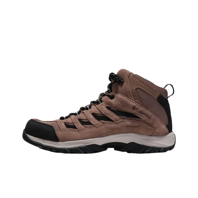 Columbia Crestwood Амортизация Устойчивый к истиранию Водонепроницаемый Поддержка MID Альпинизм Походная обувь Мужская