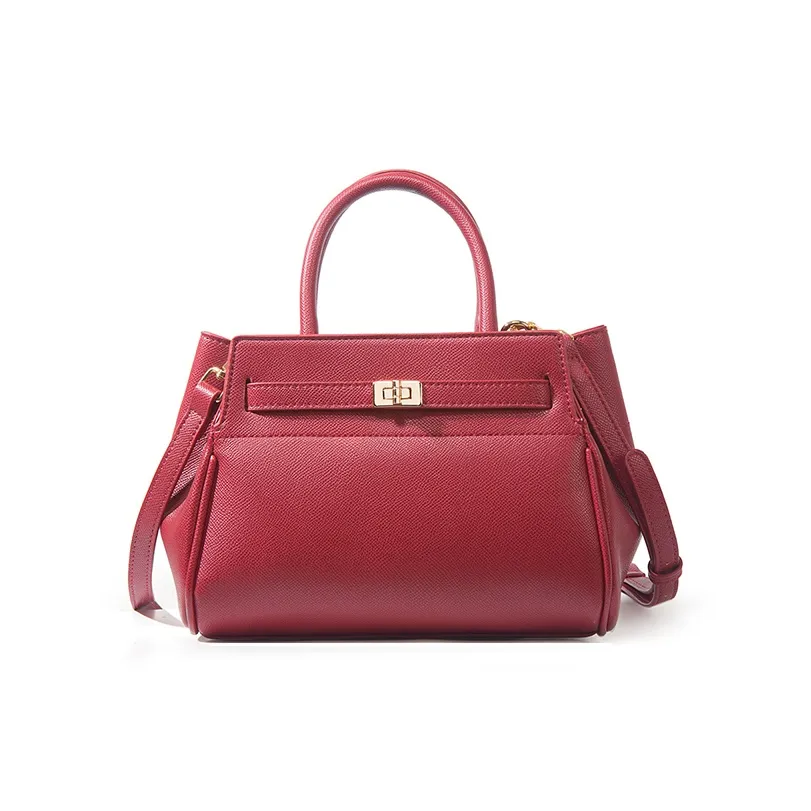 SMILE FOCUS ПУ (полиуретан) Сумка через плечо Сумка Обычная Женская Красная