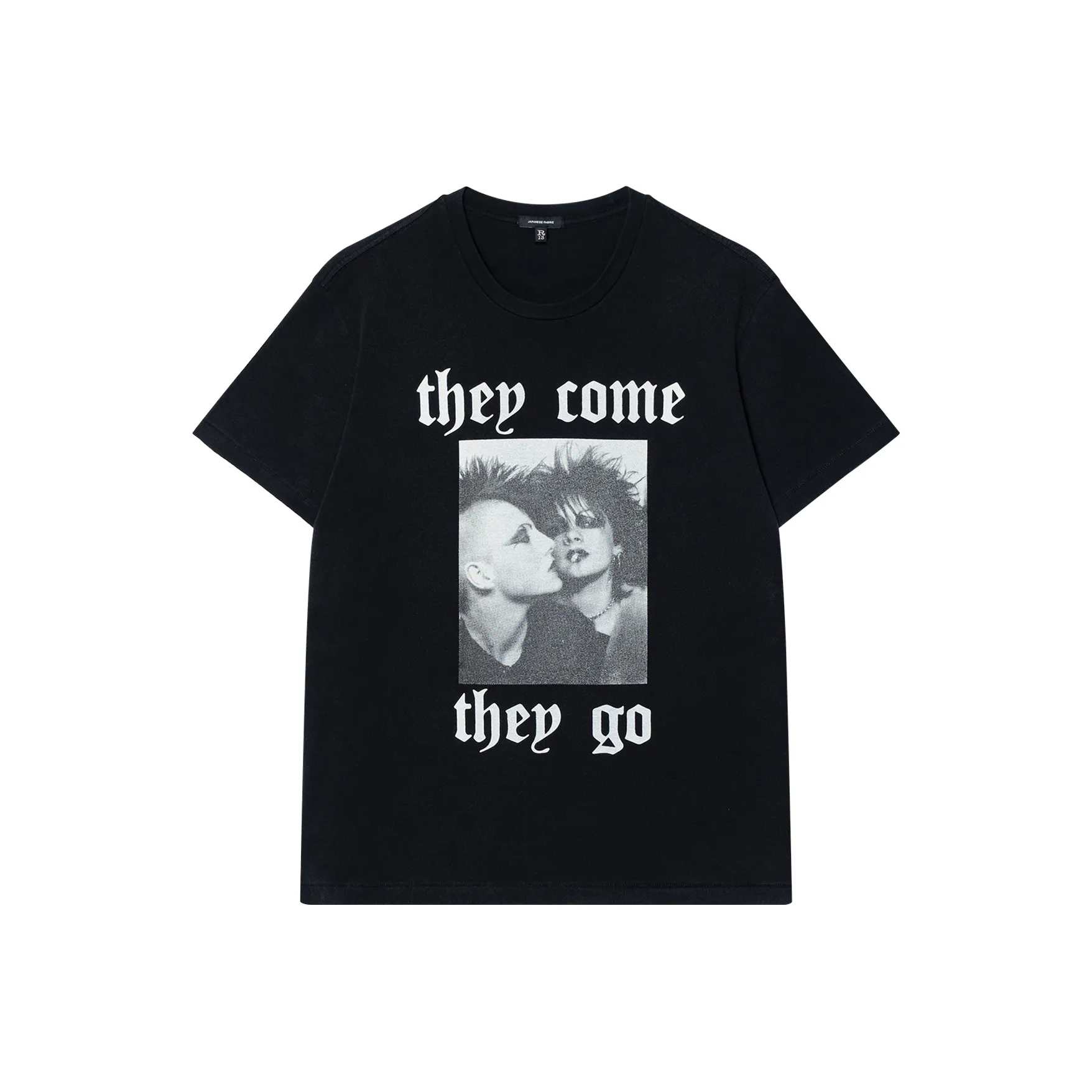 R13 Черные Женские T-рубашки