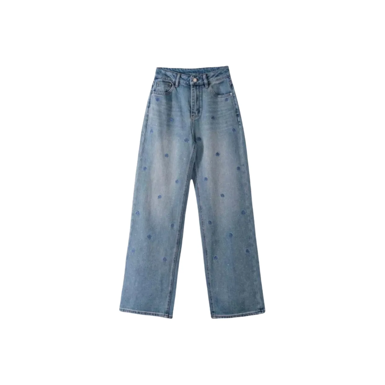 POPO.INFO Blue Women's Jeans POPO.INFO Синий Женские Джинсы