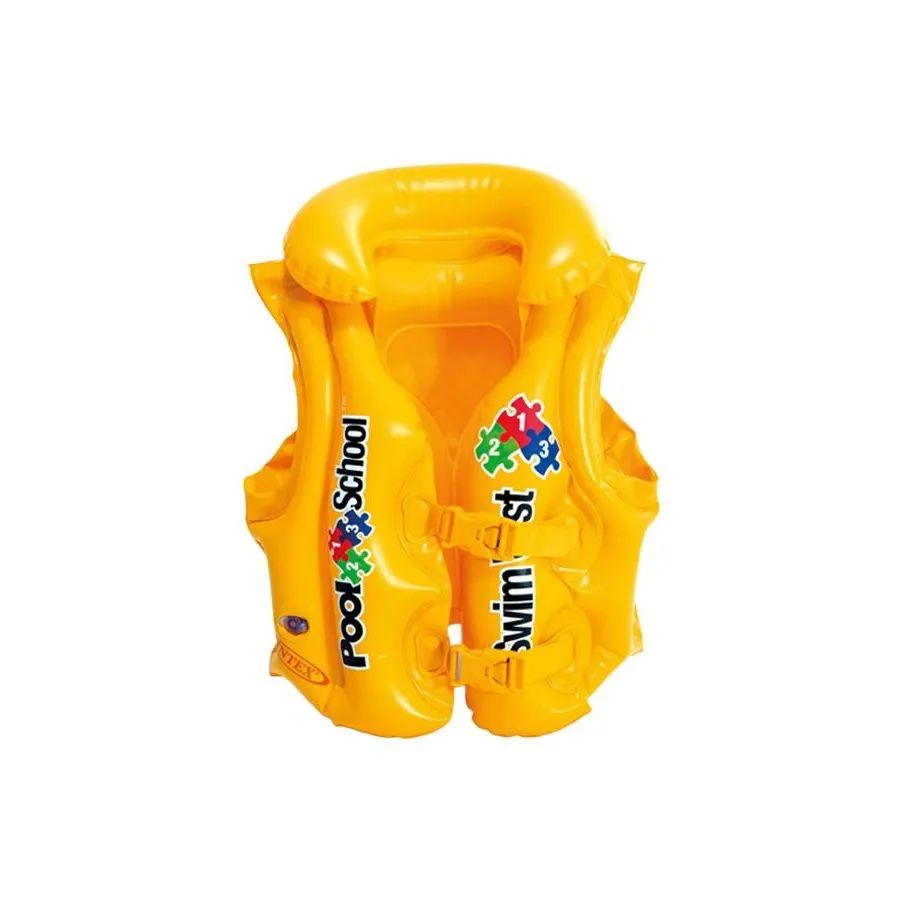 INTEX 58660 Men's Life Jacket Inflatable Tank Top Baby Swim Vest Swimsuit Swim Tank Top