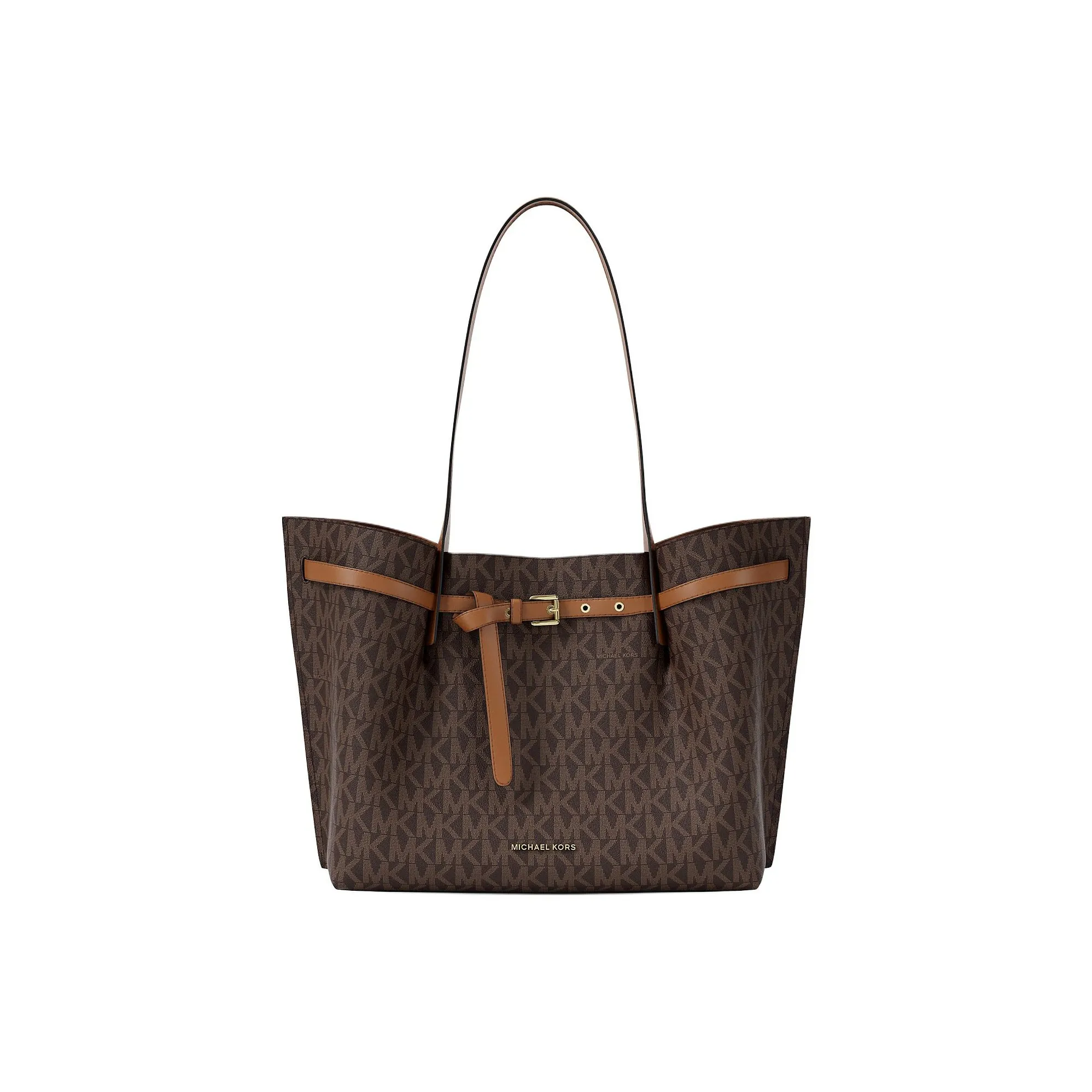 MICHAEL KORS Эмилия Полиэстер Плечо Сумка Большая Женская Коричневая