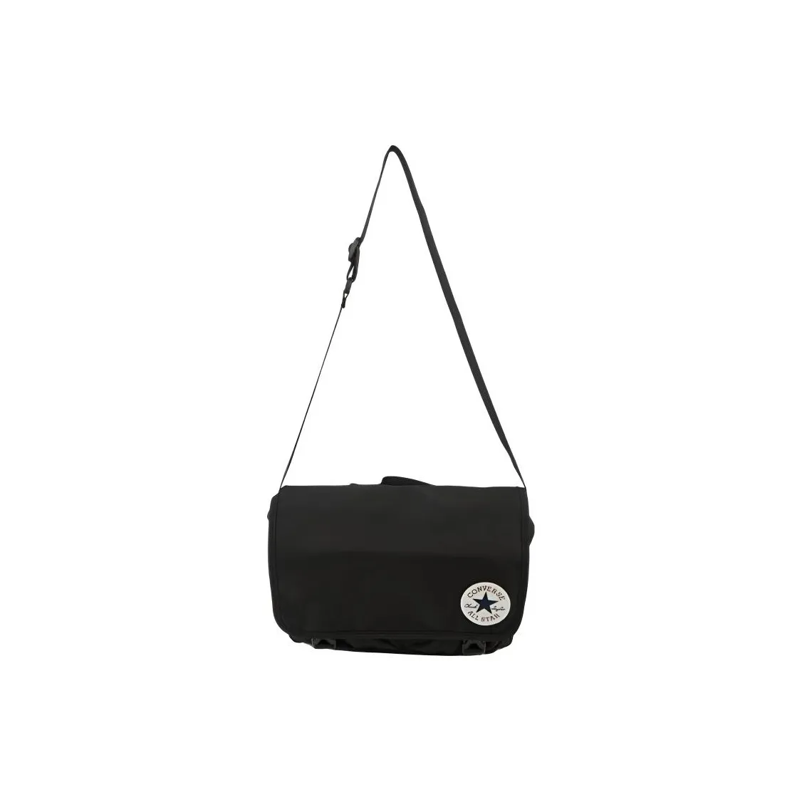 Конверс Polyester Messenger Bag Shoulder Bag Unisex Black
