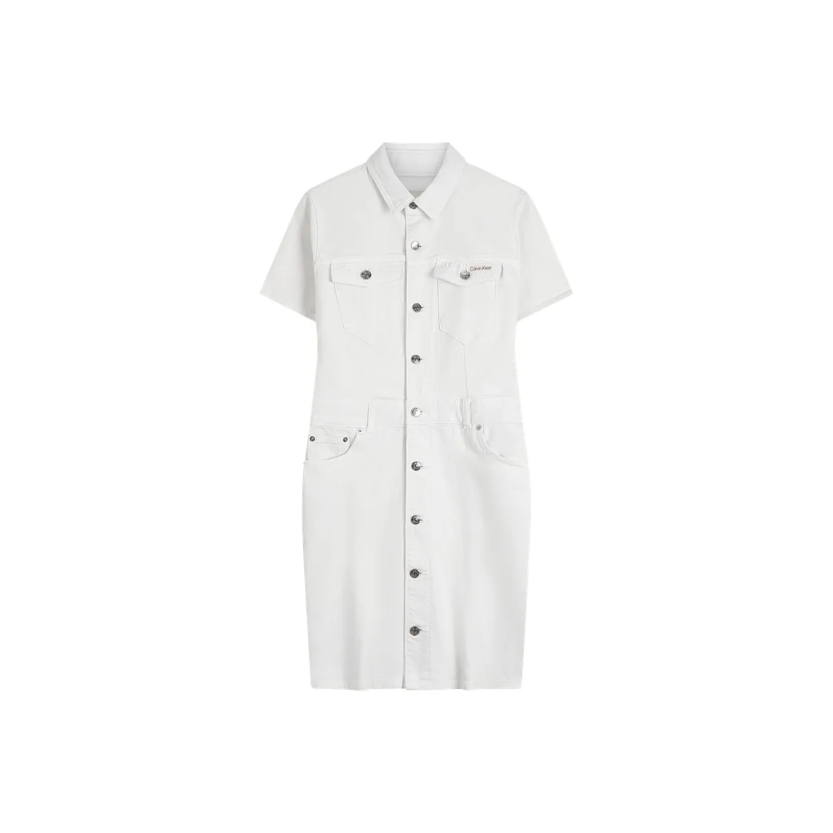 CALVIN KLEIN Короткое платье с короткими рукавами женское