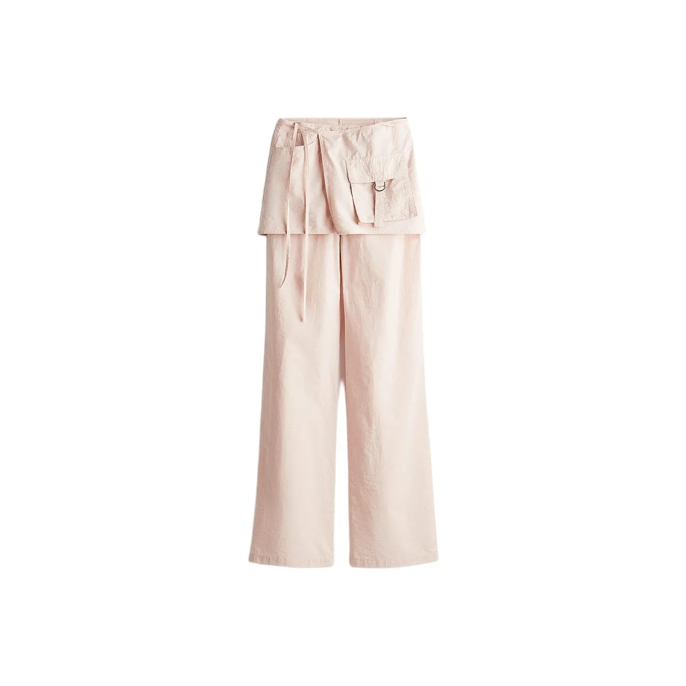 H&M Нежно-розовые Женские Карго-брюки