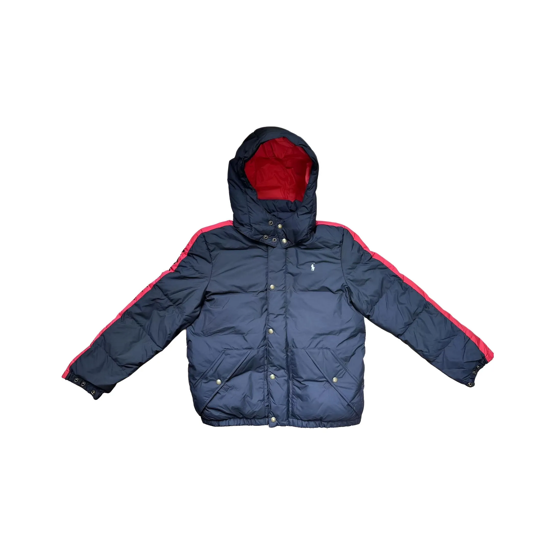 Polo Ralph Lauren Пуховик FW24 Черный Красный Подростки