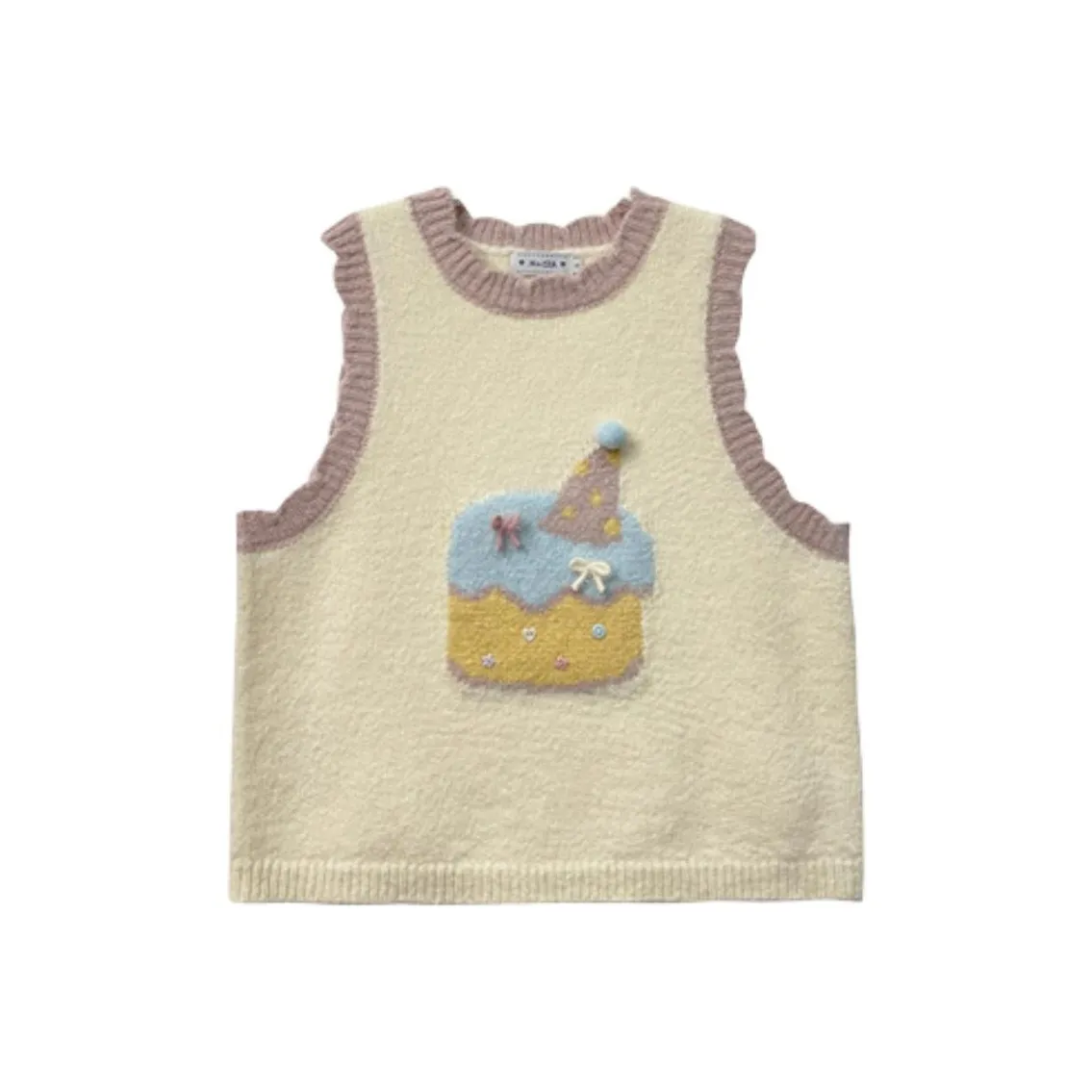 IUNOP Весенний Многослойный Большой размер Без рукавов Круглый вырез Топ Женский