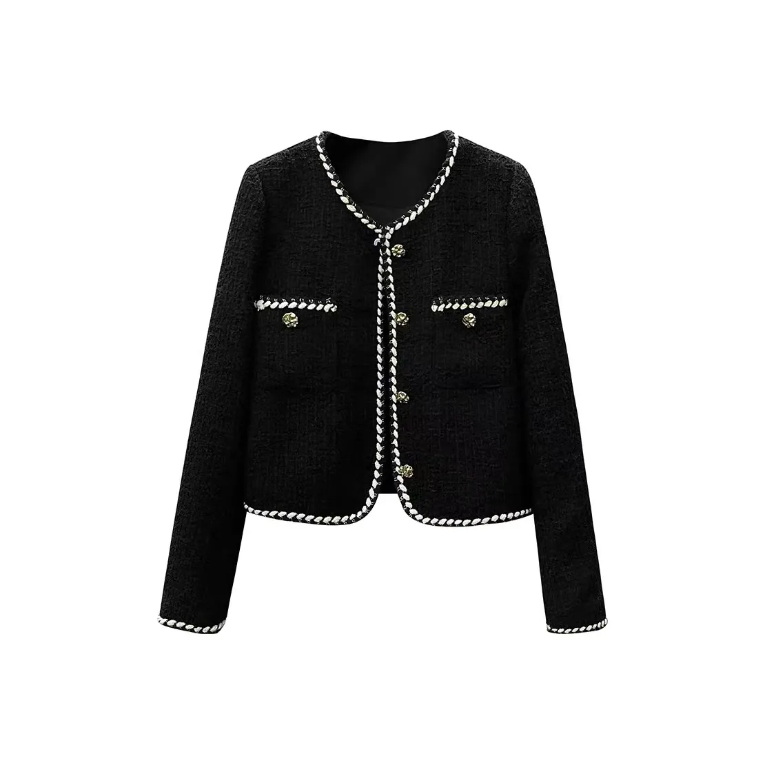 VKXOW Черные утепленные женские куртки