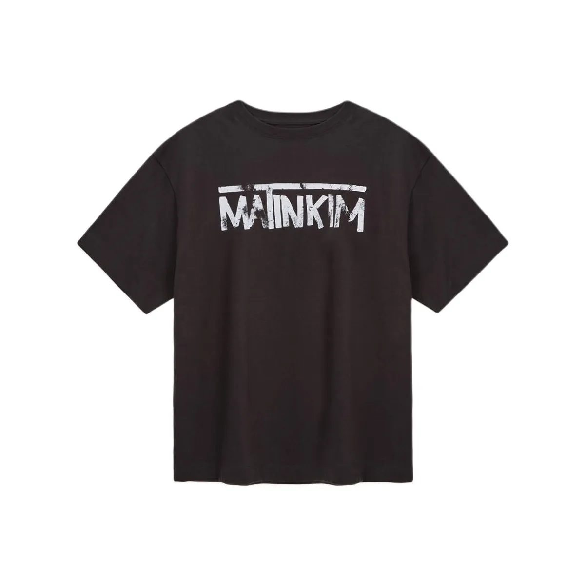 MATIN KIM Уголь Унисекс T-рубашки