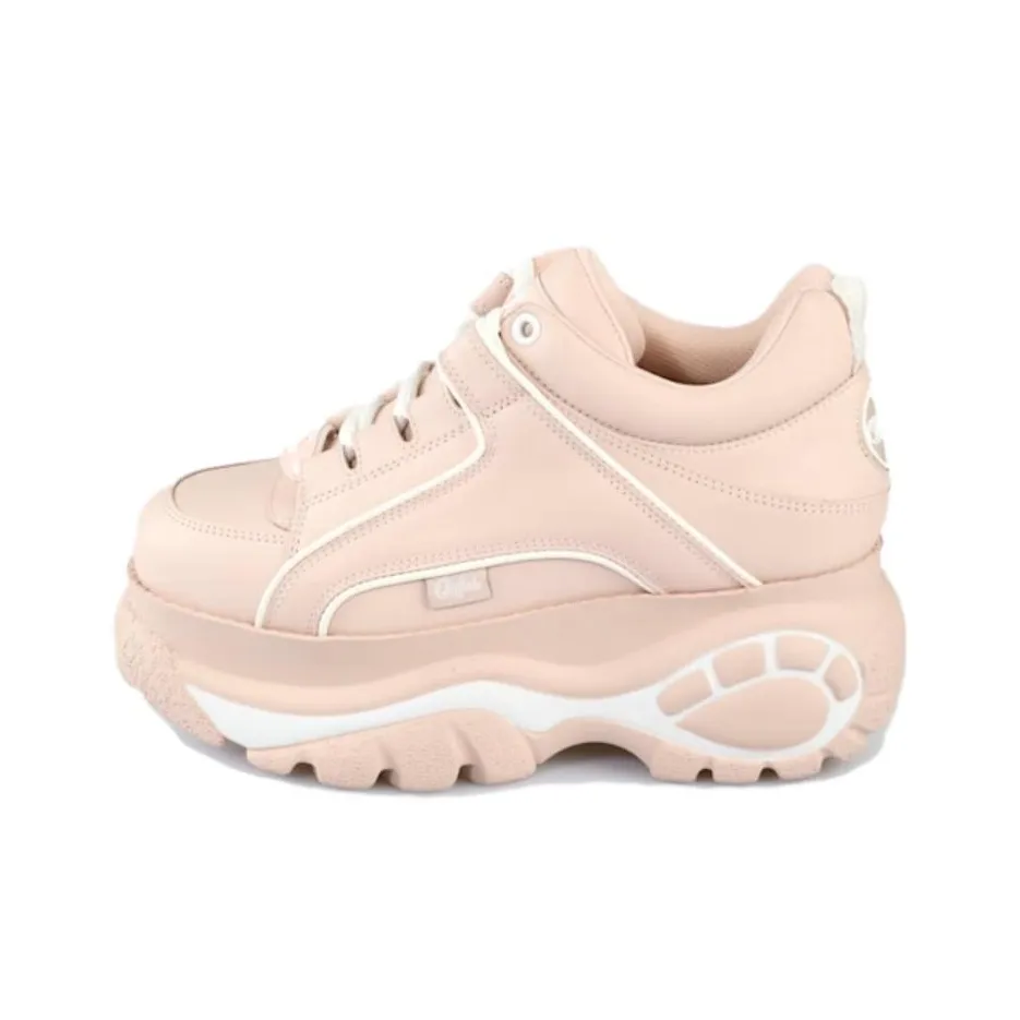 Buffalo Устойчивые к истиранию Низкие Кроссовки с Толстой Подошвой Женские Розовые