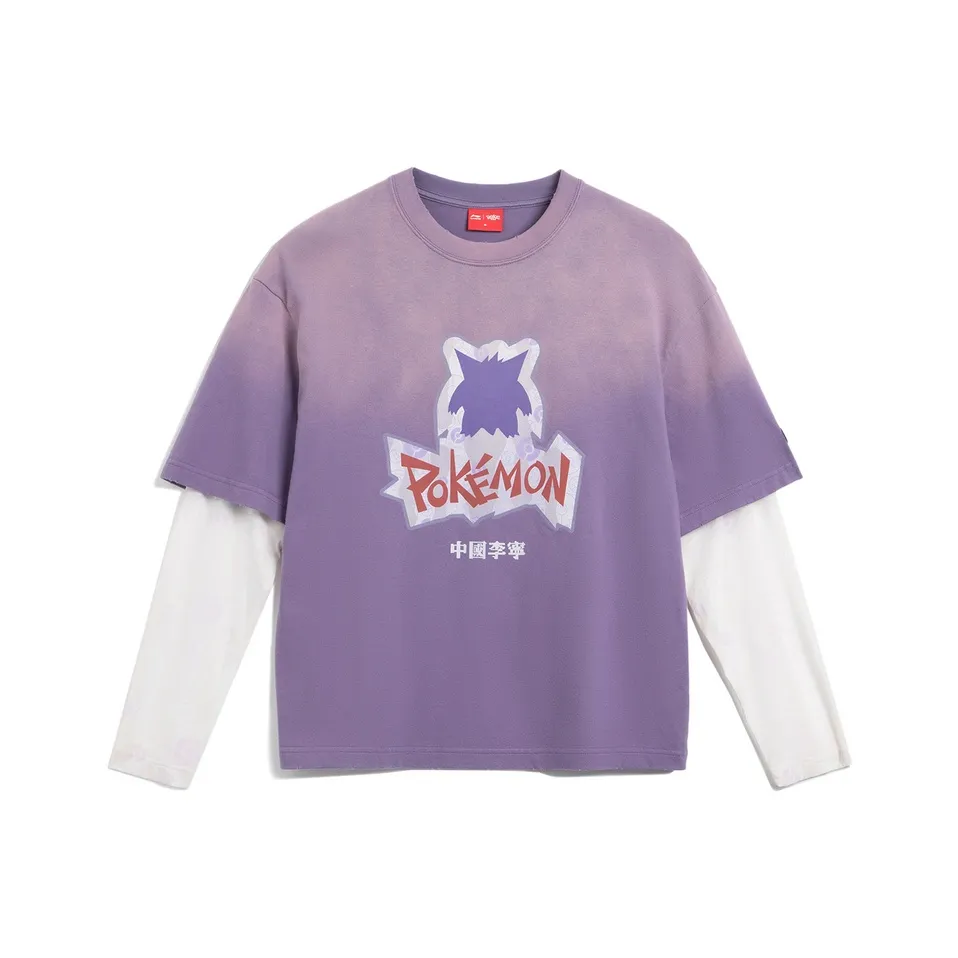 Подкладка x Pokemon T-Рубашка Женская Рудный Фиолетовый