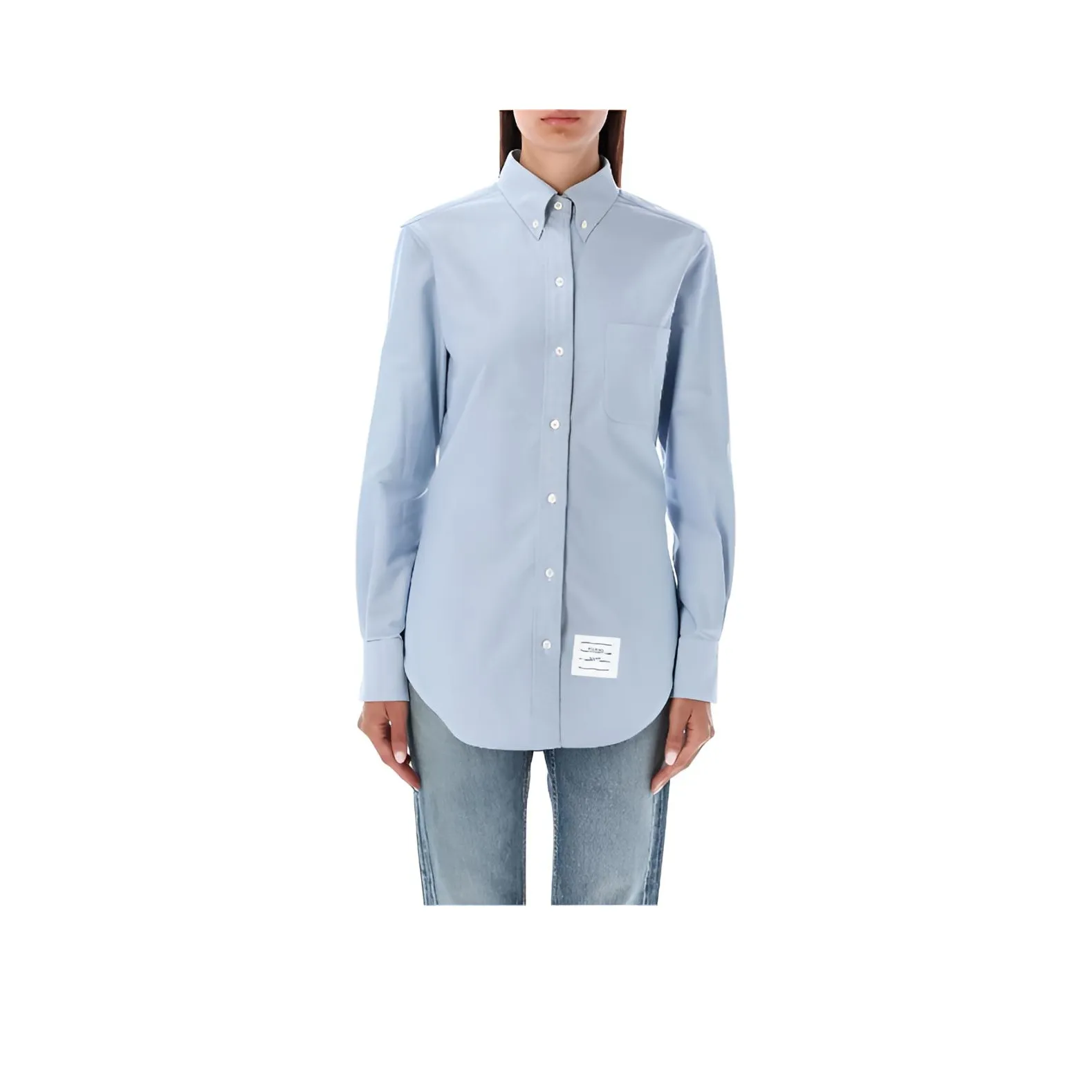 THOM BROWNE Oxford Button Up Shirt