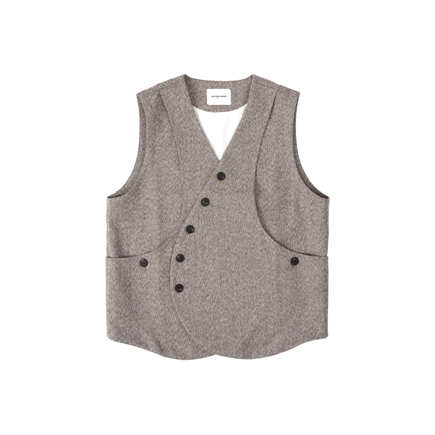 Halfwayhouse Хаки Мужские Жилеты