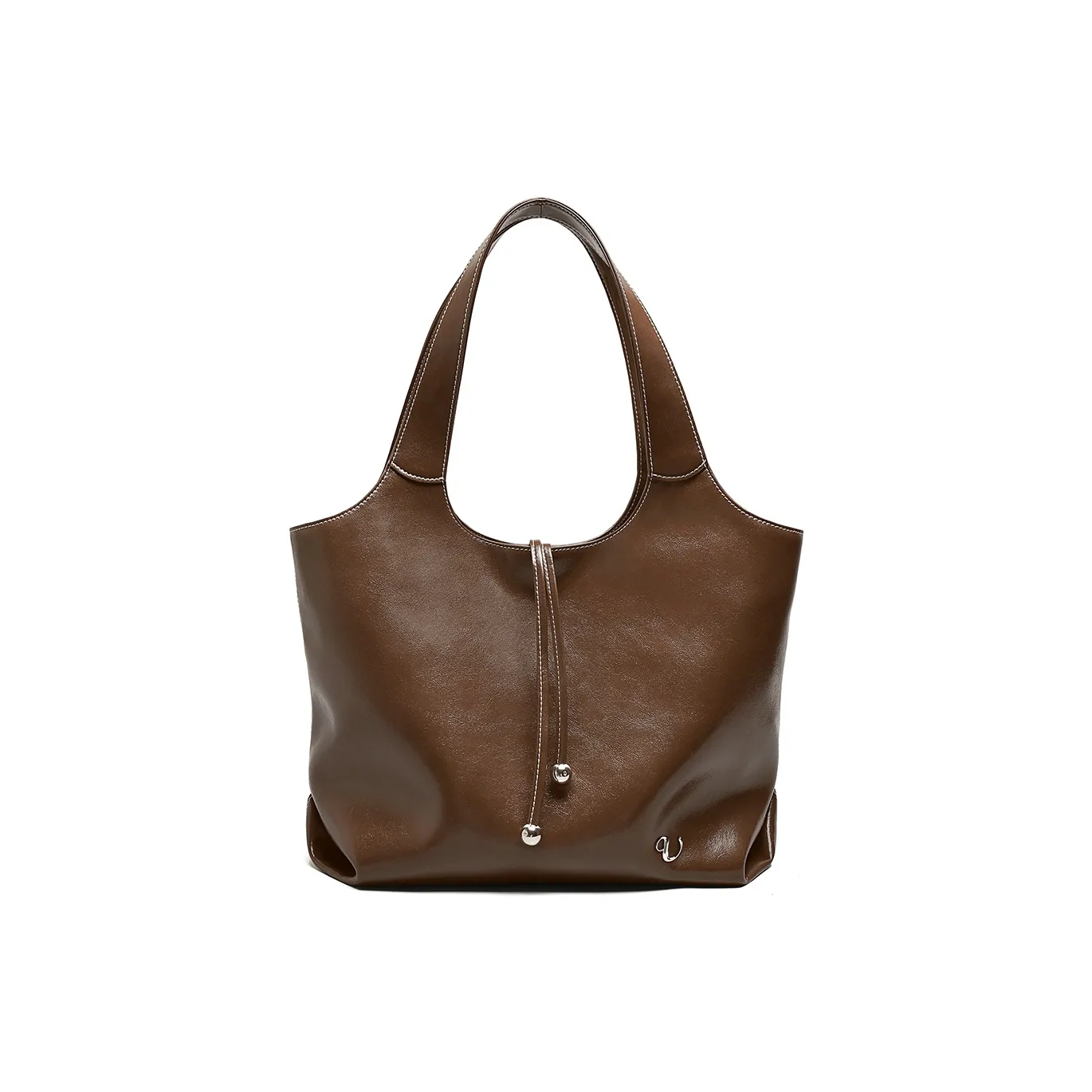 VALUNCICA EUROPHAM Корова Кожа Плечевая Сумка Большая Женская Мousse Коричневый Мousse Черный Шоколад