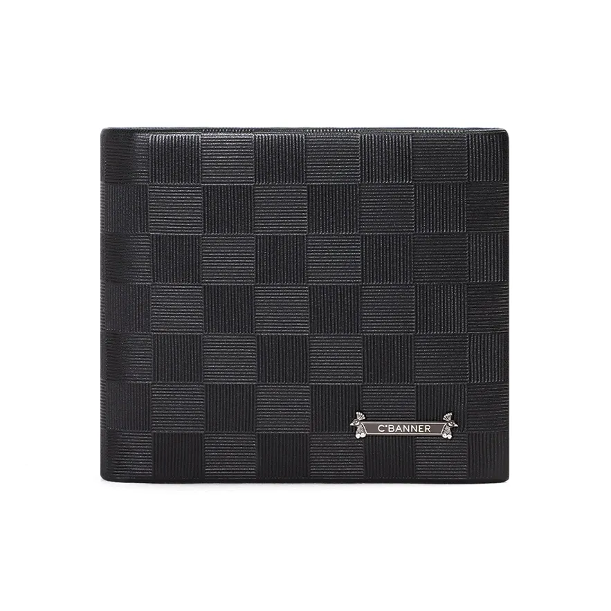C°BANNER Коровья кожа Кошелек Стандартный Женский Черный