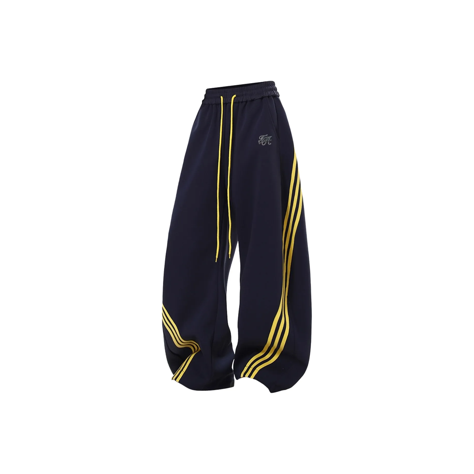 FOASIS Темно-синие унисекс повседневные штаны