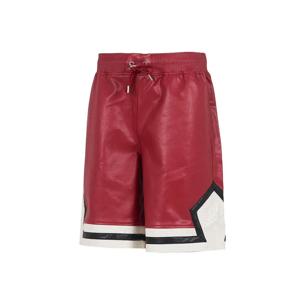 JORDAN Red Men's Casual Shorts Джордан Красный Мужские Повседневные Шорты