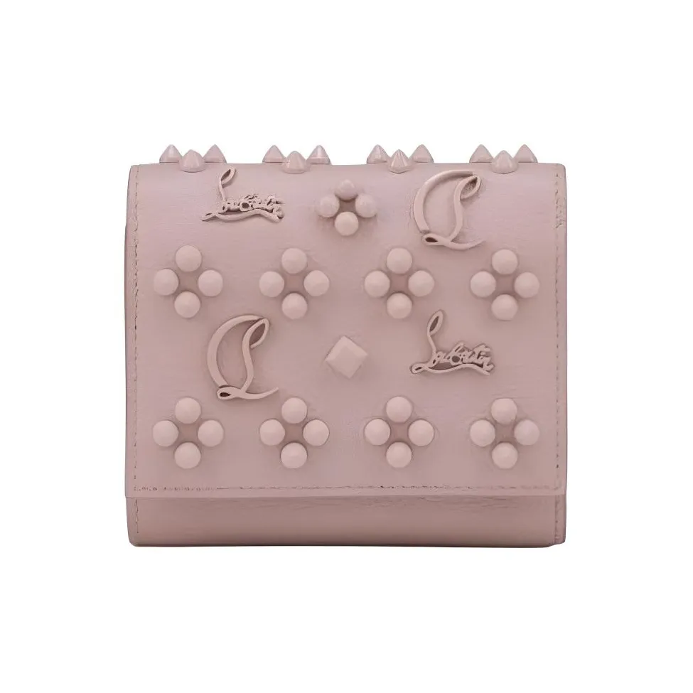 CL LUBOTING Calfskin Wallet Women's Pink