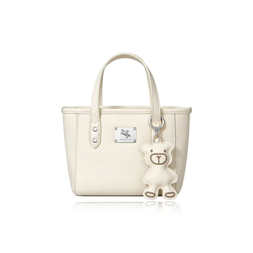 NUCELLE Корзинка из коровьей кожи сумка через плечо подмышечная сумка средний размер женская многоцветная