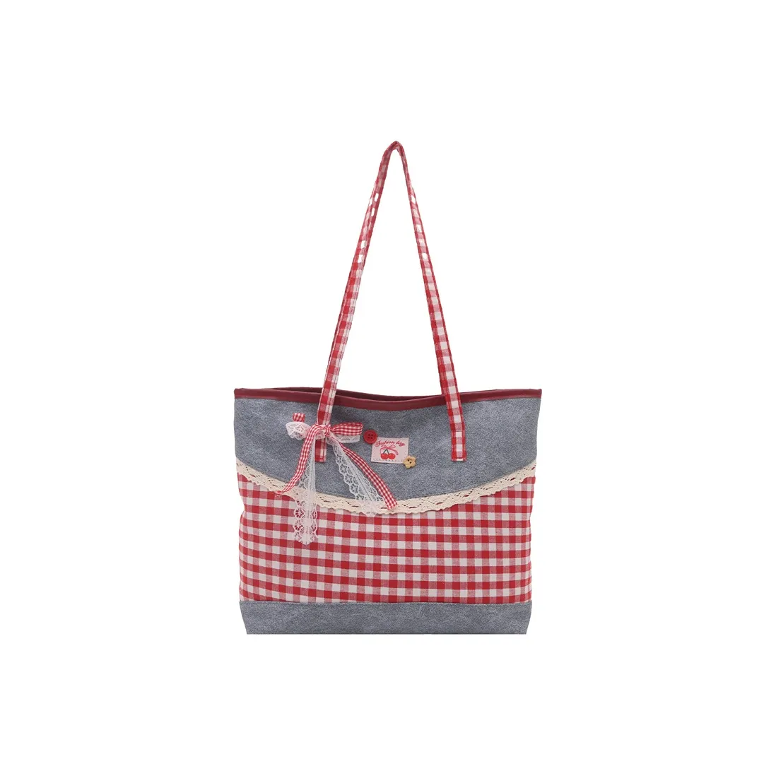 Miss Angel Деним Тоут Сумка Сумка для покупок Сумка на плечо Женская Джинсовый синий