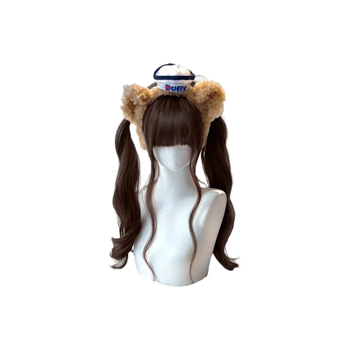 Northward Incline Sweetheart Pudding Женская Перука Двойной Хвостик Lolita Длинные Вьющиеся Сладкая Девушка Lolita Японский стиль