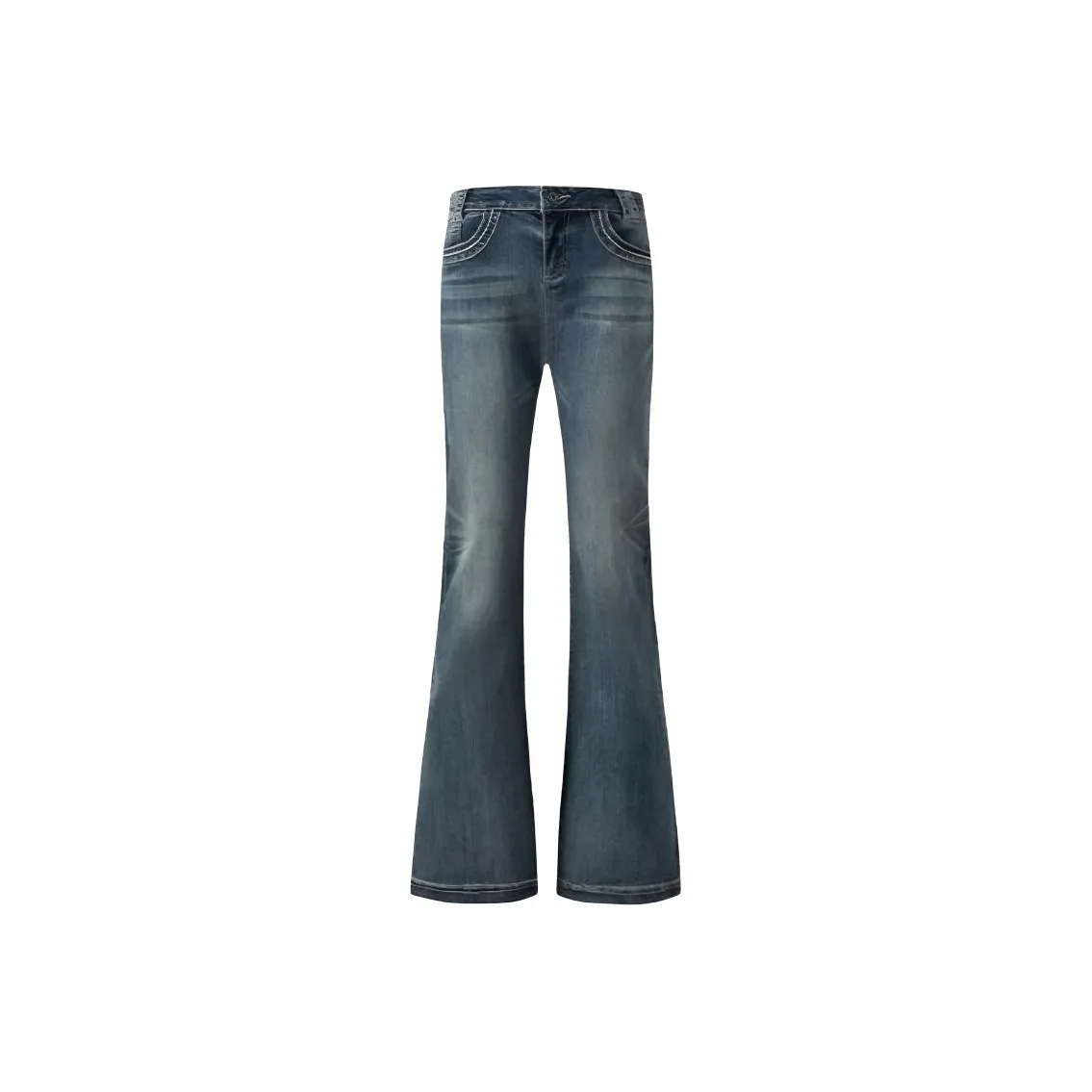 DANCANG Потертые вымытые брюки длиной до пола женские