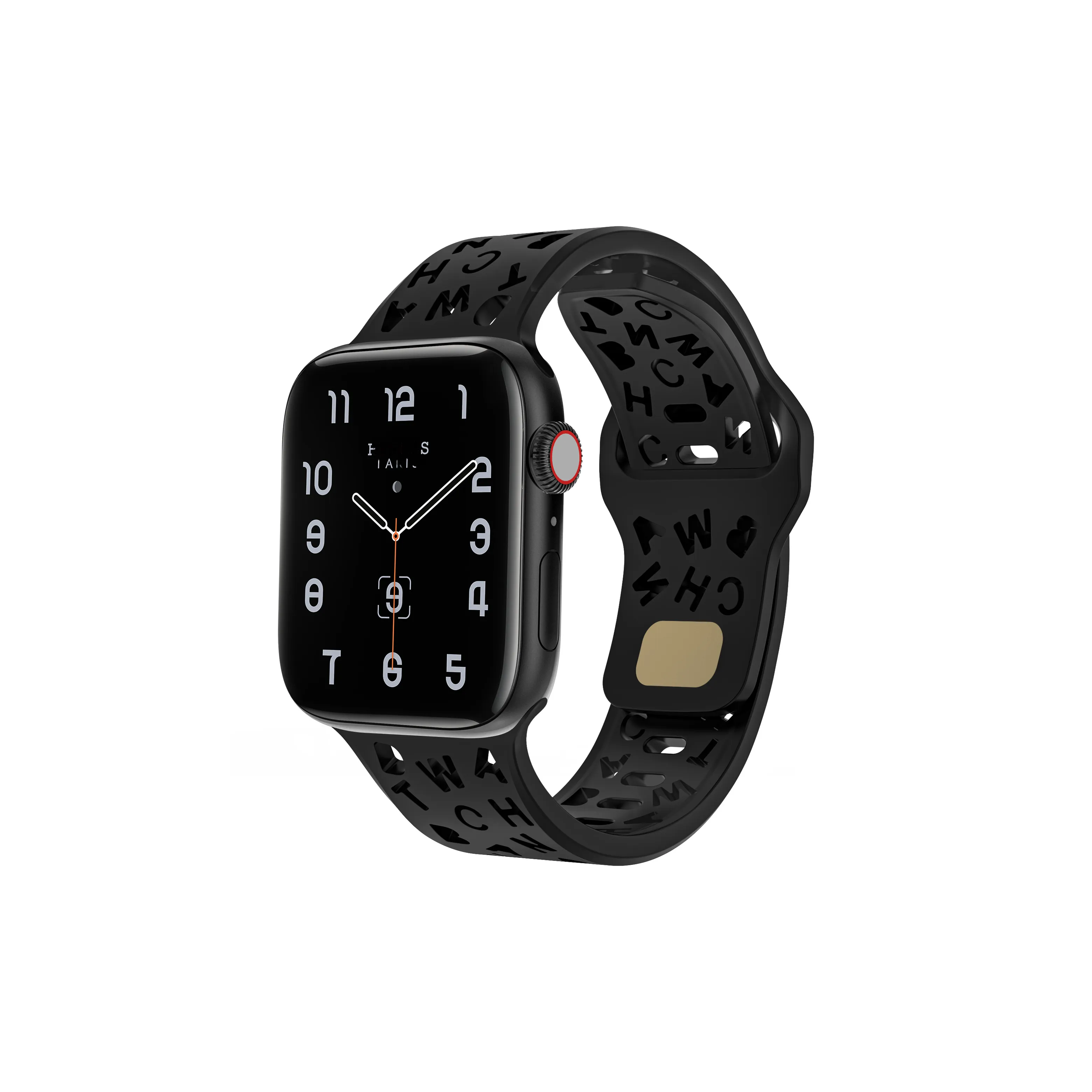 Ремень Wei Xin совместимость с Apple Watch материал силикон модели Series 10 11 9 8 7 SE Ultra 2