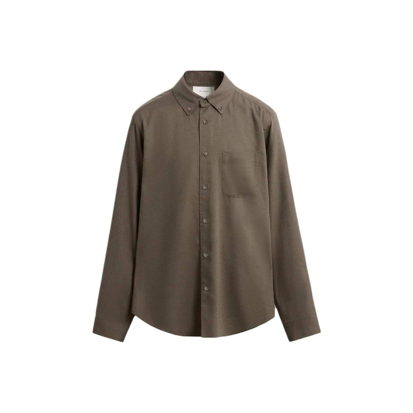 ZARA ORIGINS Земляной тон Мужские Рубашки