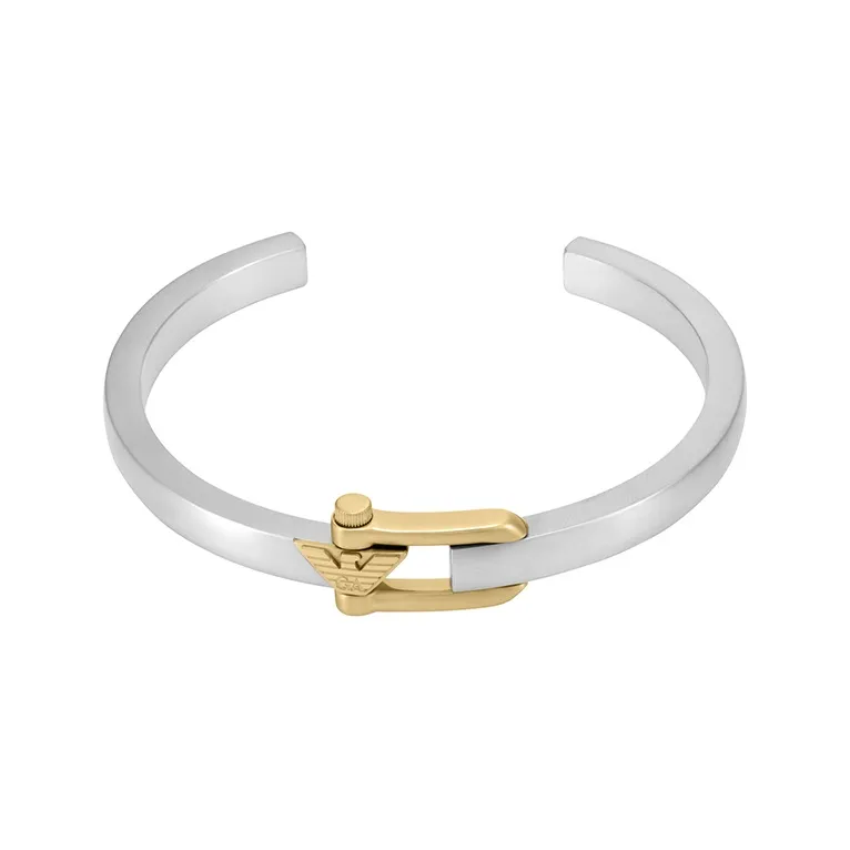 EMPORIO ARMANI Браслеты из нержавеющей стали мужской двухтонный