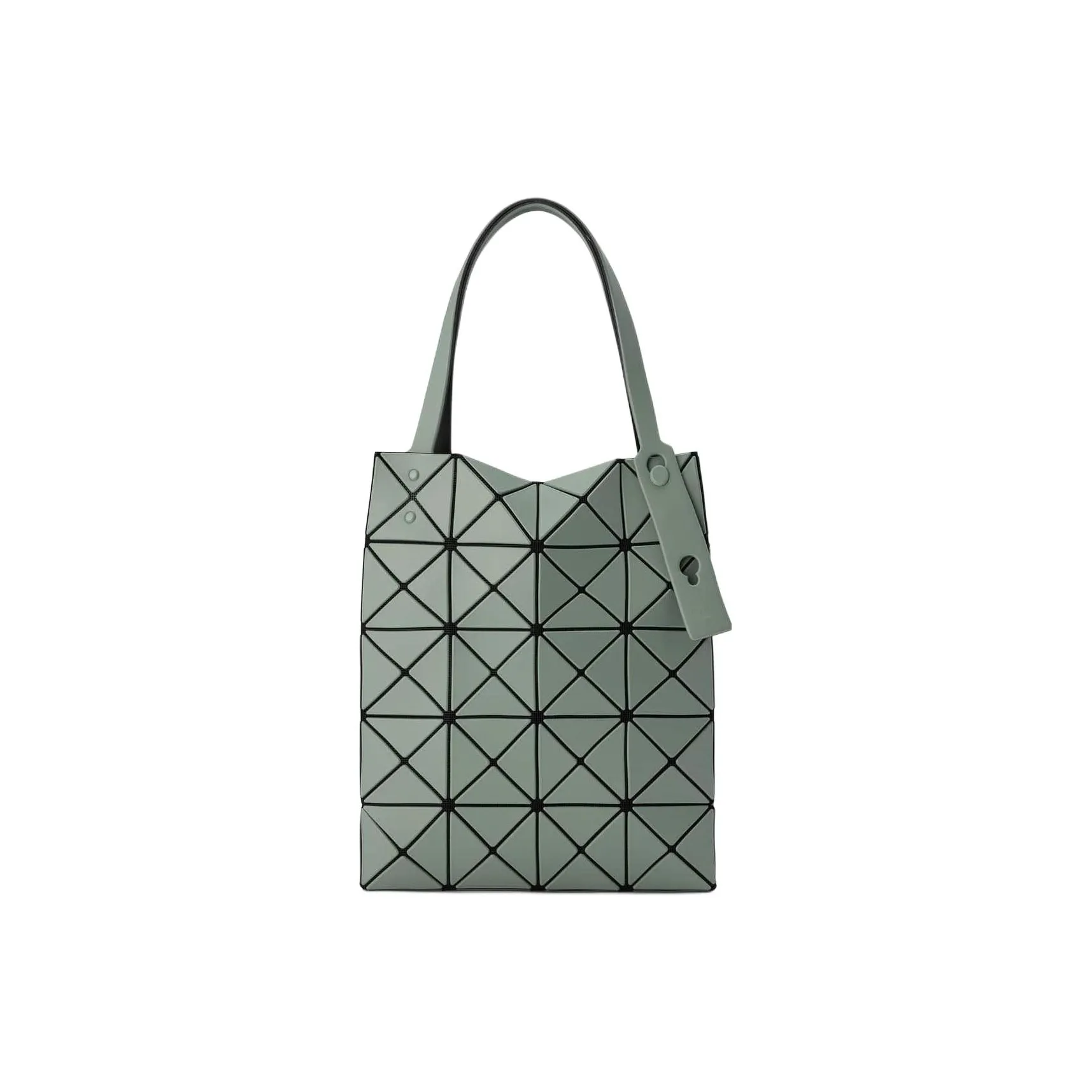 ISSEY MIYAKE Lucent Boxy Vinyl Chloride Resin Small Square Bag Tote Bag Handbag Regular Women's Dark Green