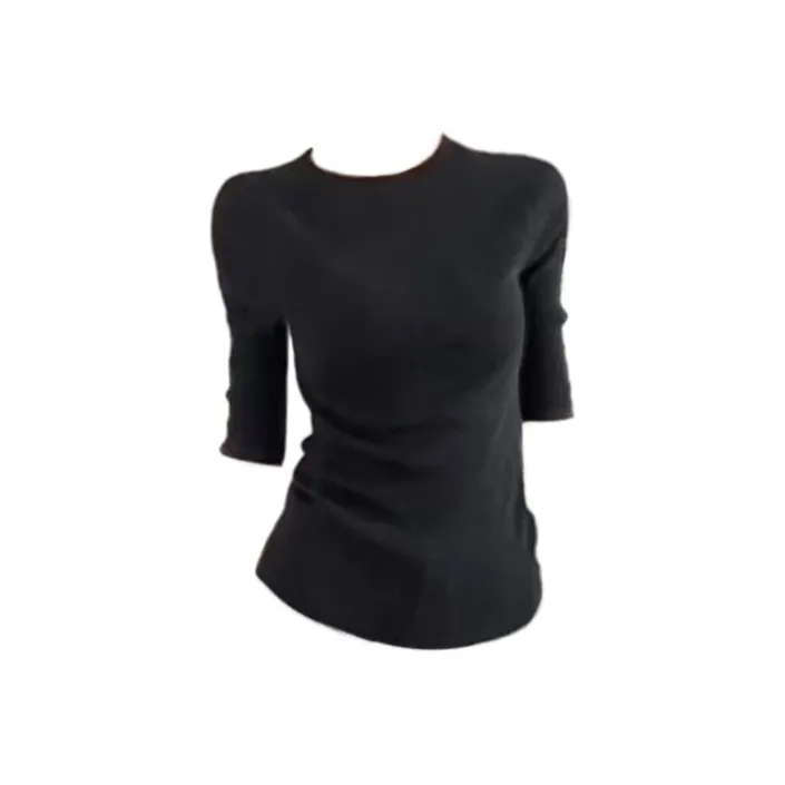 HEISU Черные Женские T-рубашки