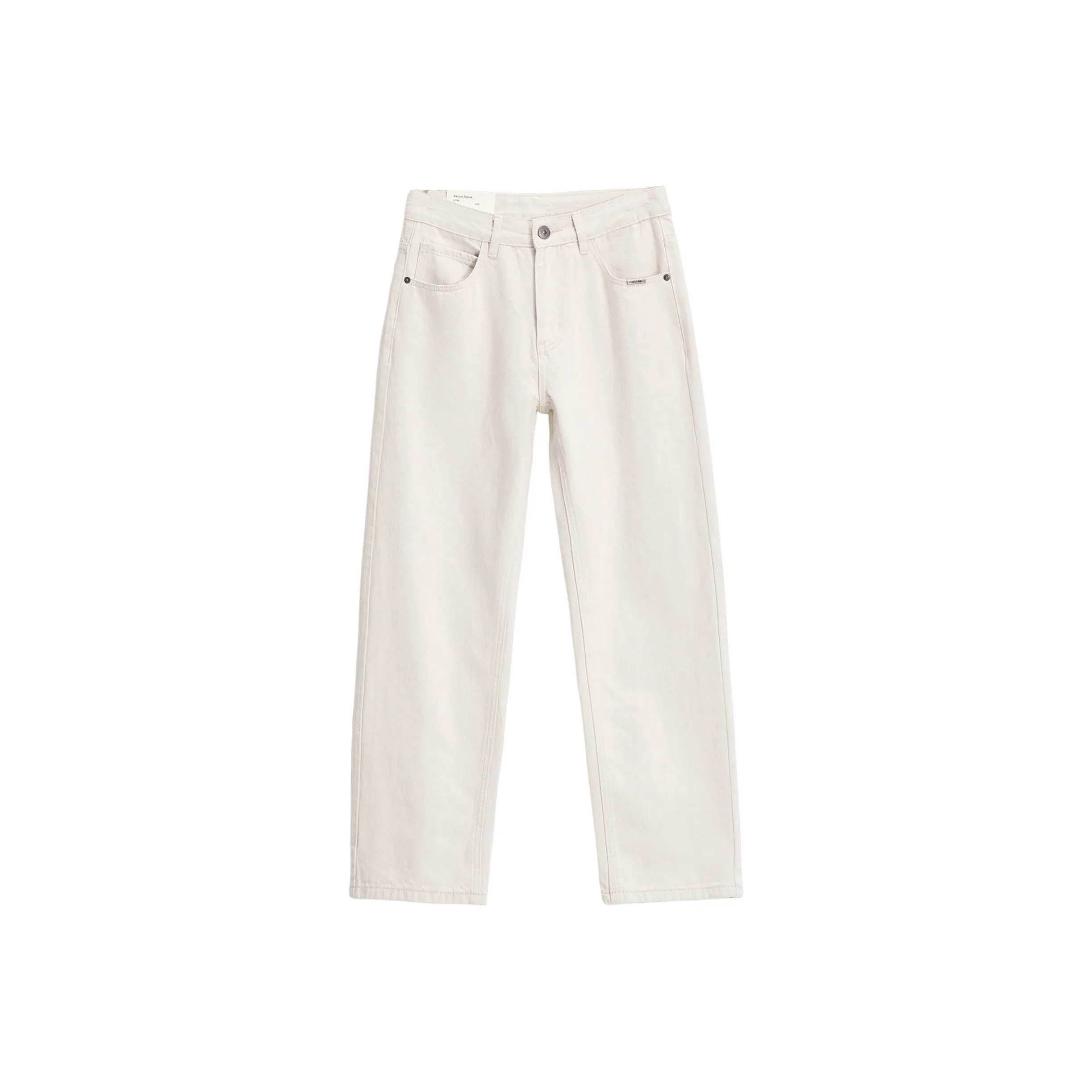 ENTONG Бежевый Унисекс Джинсы