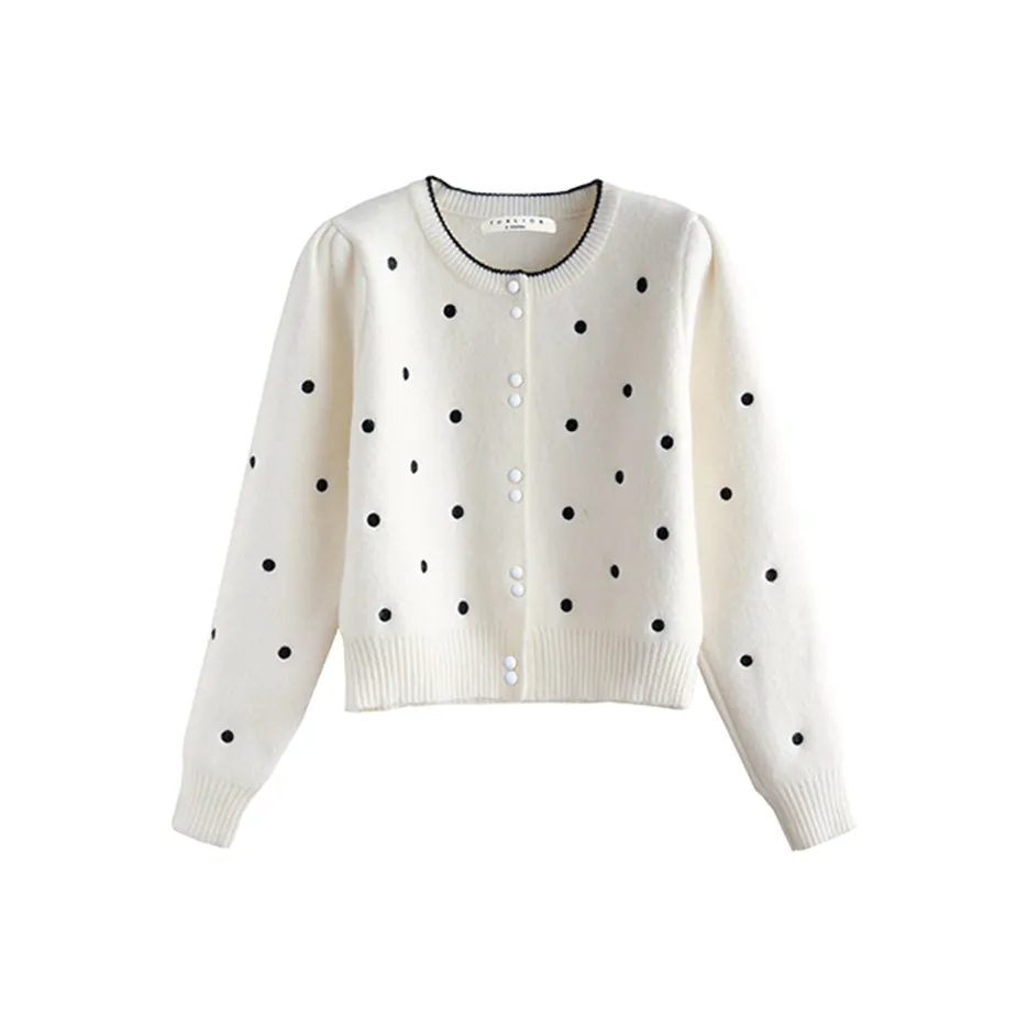 Tonlion Белый тон Женская трикотажная одежда