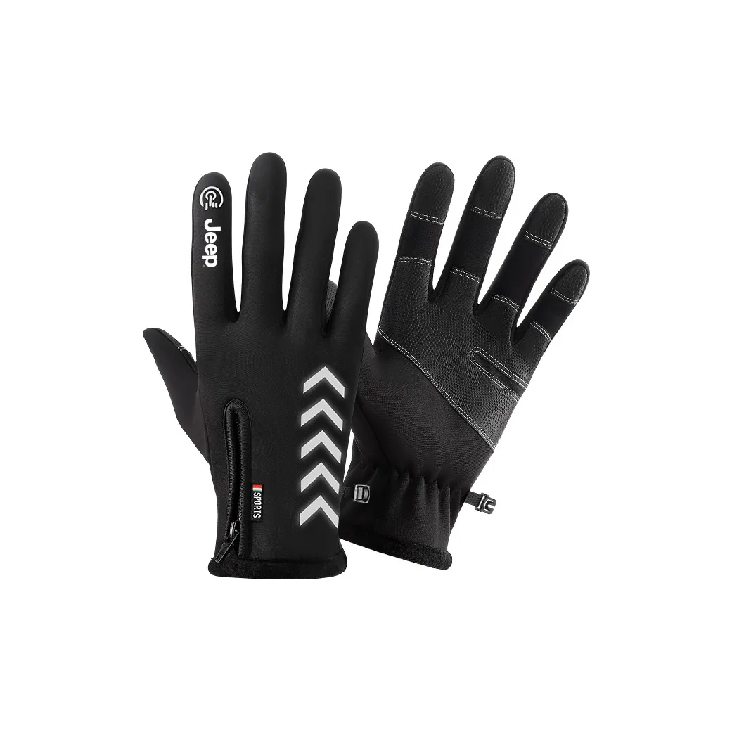 JEEP Флисовые утепленные теплые перчатки для мужчин