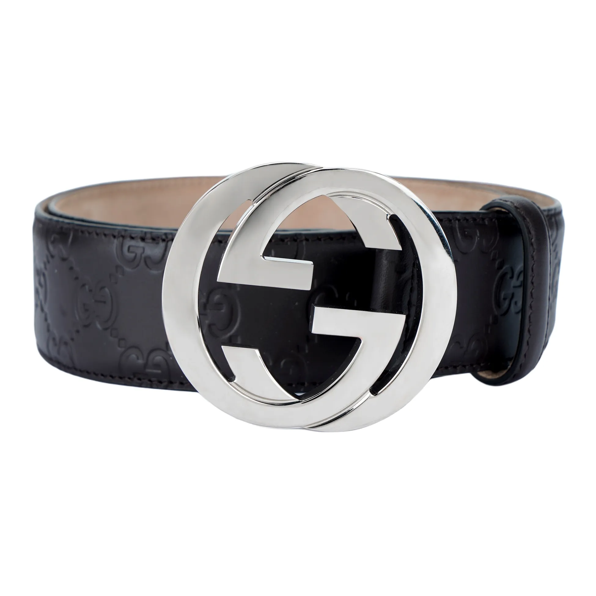 GUCCI Signature Leather Belts Men's