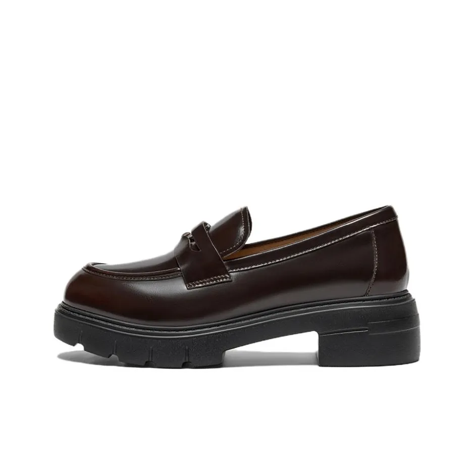 BATA Лоферы Бордовые Женские