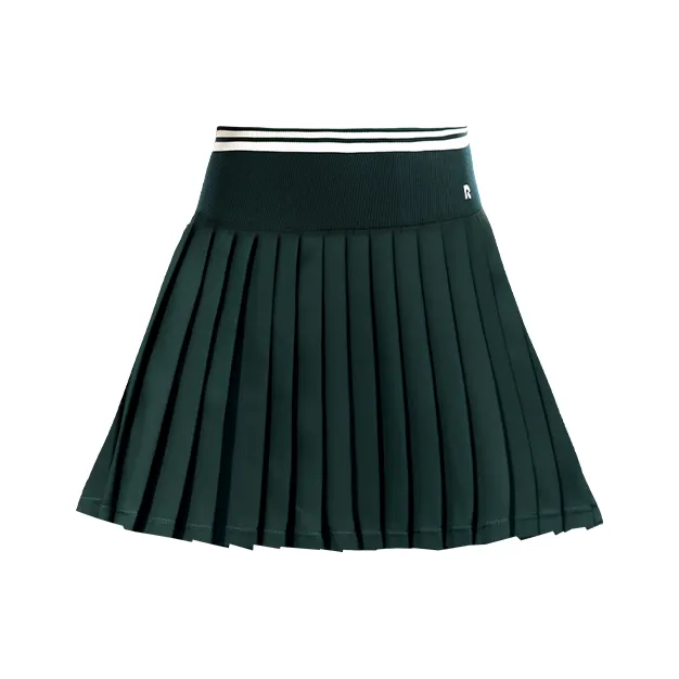 Шаг за шагом Темно-зеленый Унисекс Юбки
