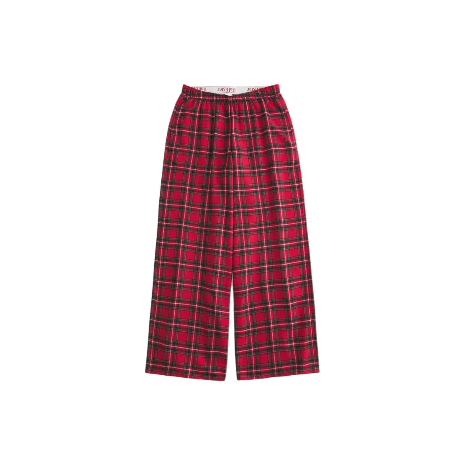 Hollister Темно-красные женские пижамные штаны