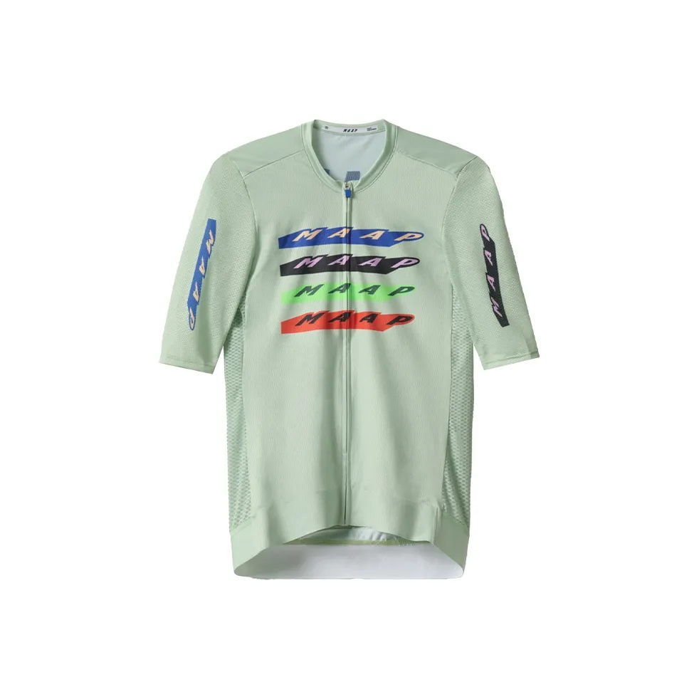 MAAP Короткий рукав Велосипедная одежда Мужская Шалфейно-зеленый