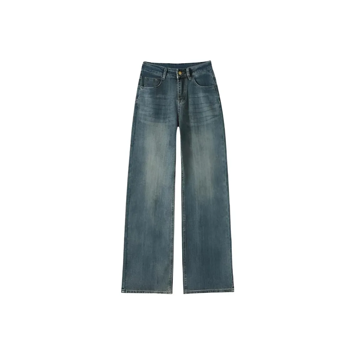 DANCANG Прямой крой Свободный крой Драпированные Широкие брюки Женские