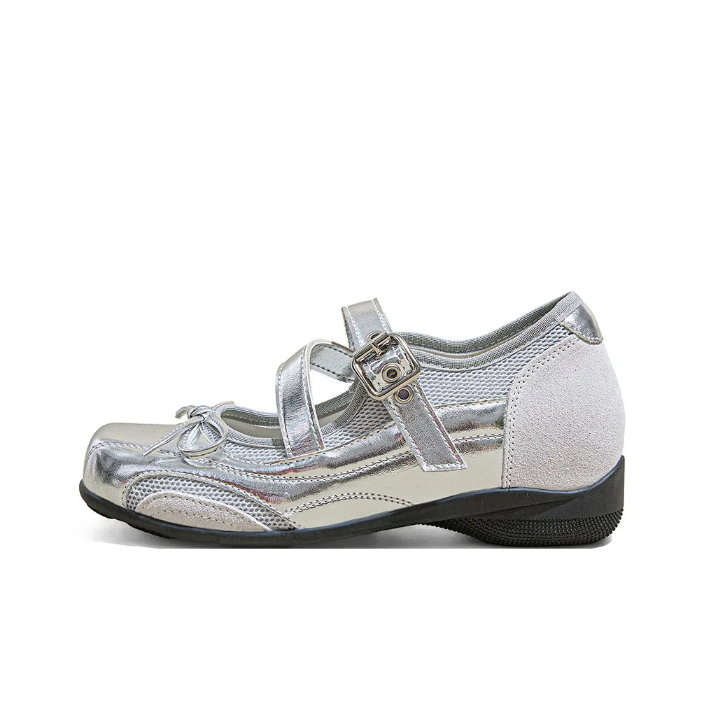 A Poinsettia Princess Платформа Туфли Мэри Джейн Женские