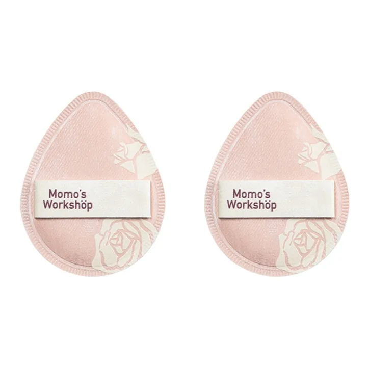 MomosWorkshop Сатин Светлый Розовый 2 шт Контуринг с Easy и Мягким Нанесением